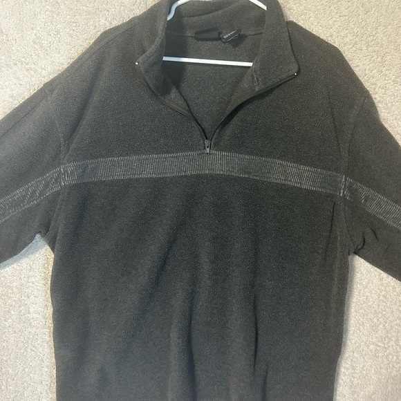 Vintage Bugle Boy Mens 1/4 Zip Fleece Pullover Lined Pockets XL. Outdoor Casual - Picture 6 of 8